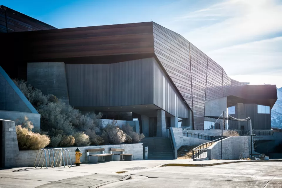 The exterior of the Natural History Museum of Utah.